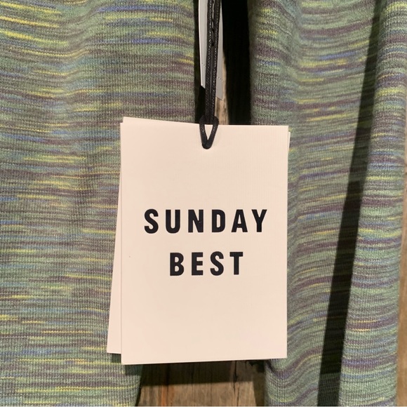 NWT Aritzia Sunday Best Cece Sweater Top Space Dye - Picture 8 of 11